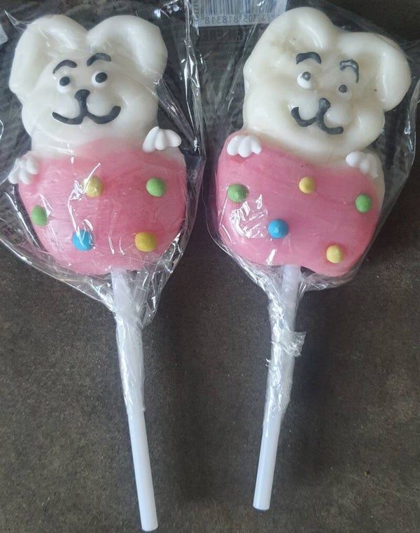 Easter bunny en Sheep stick