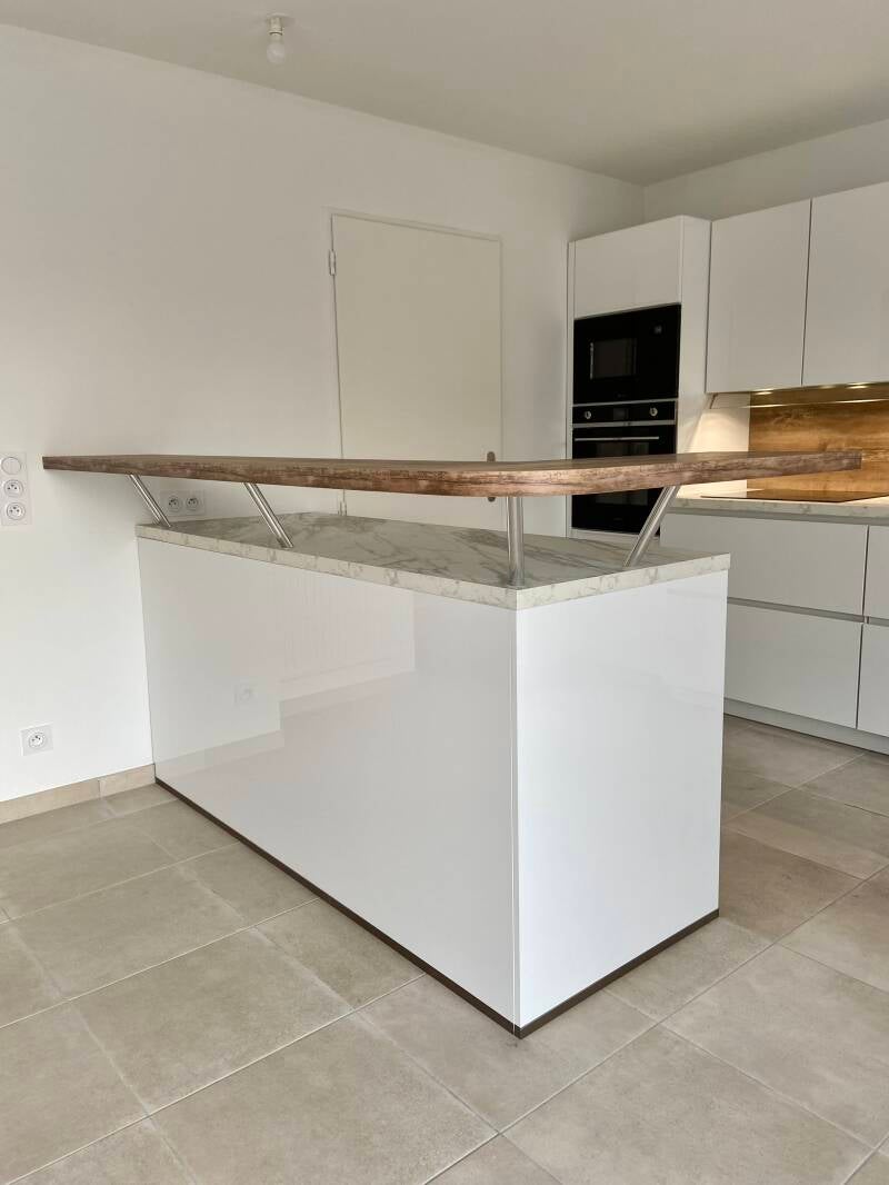 cuisine avec îlot central 