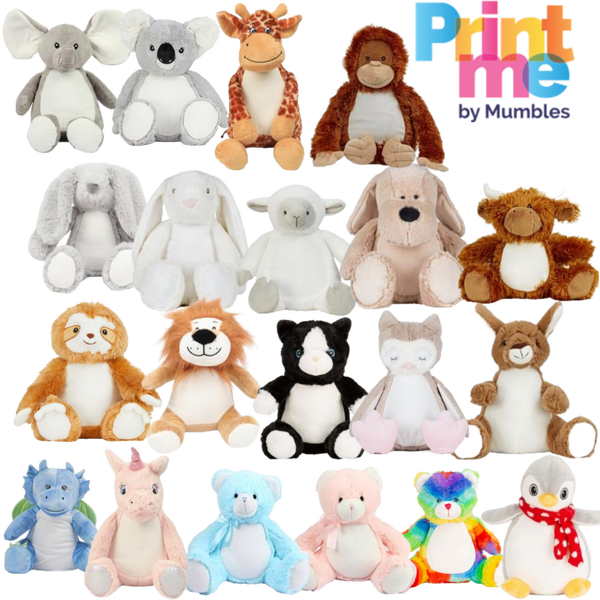 Mumbles Print Me knuffel bedrukt naar wens (Kopie)