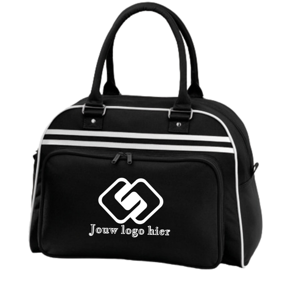 Bagbase retro bowlingbag BG75 bedrukt met logo