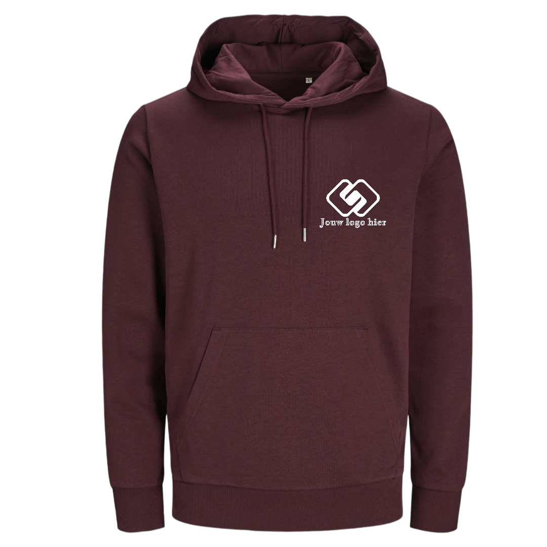 Jack and Jones Produkt Hoodie bedrukt met logo
