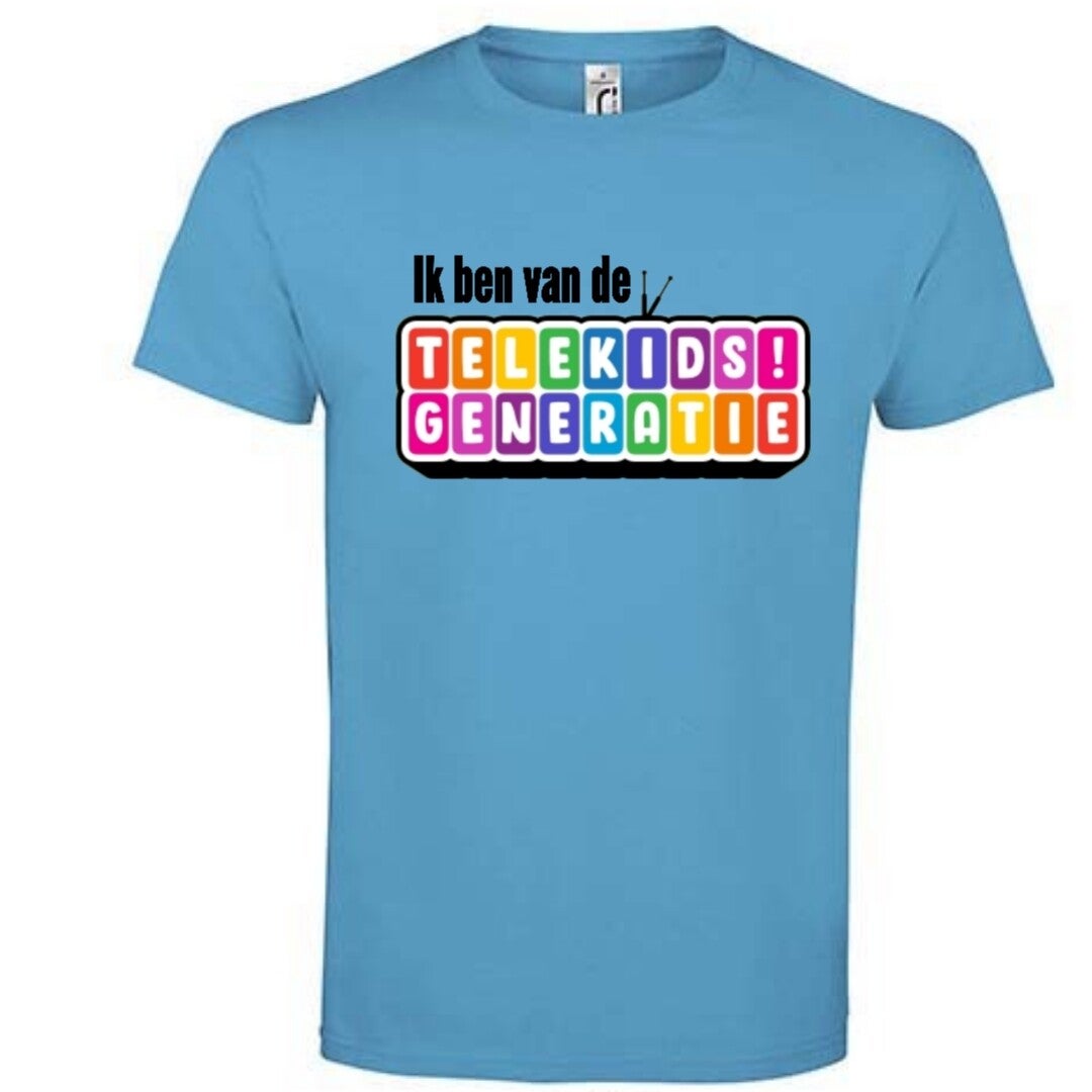 T-shirt de telekids generatie.
