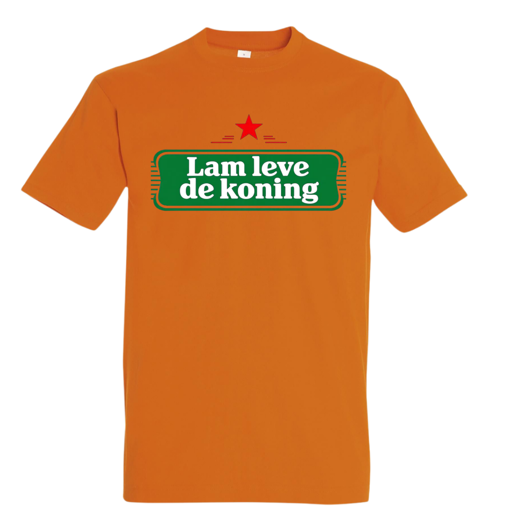 Koningsdag T-shirt Lam Leve de koning