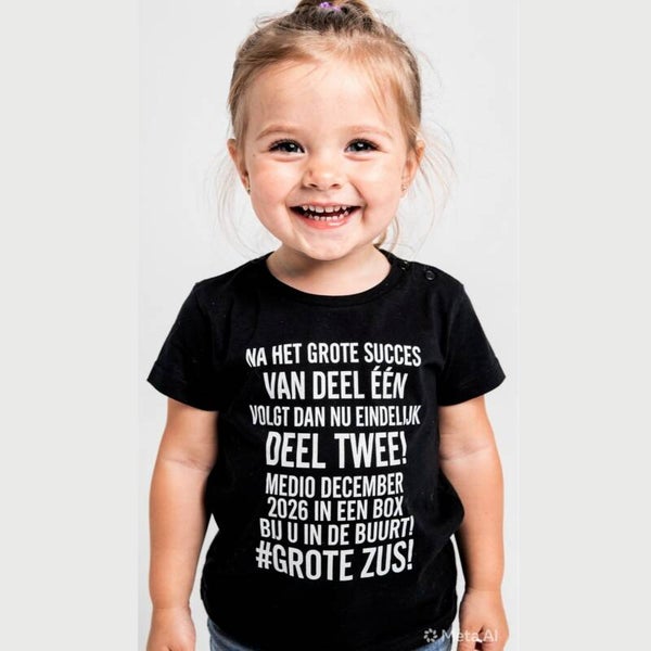 Shirt #grote broer/#grote zus