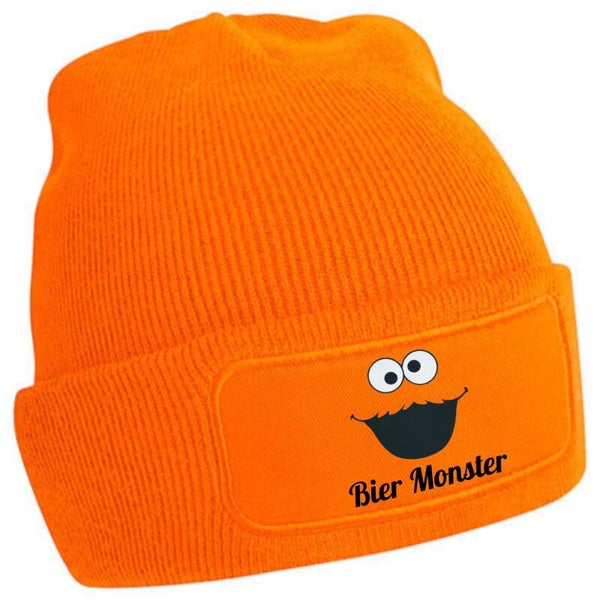 Oranje Bier Monster patch beanie