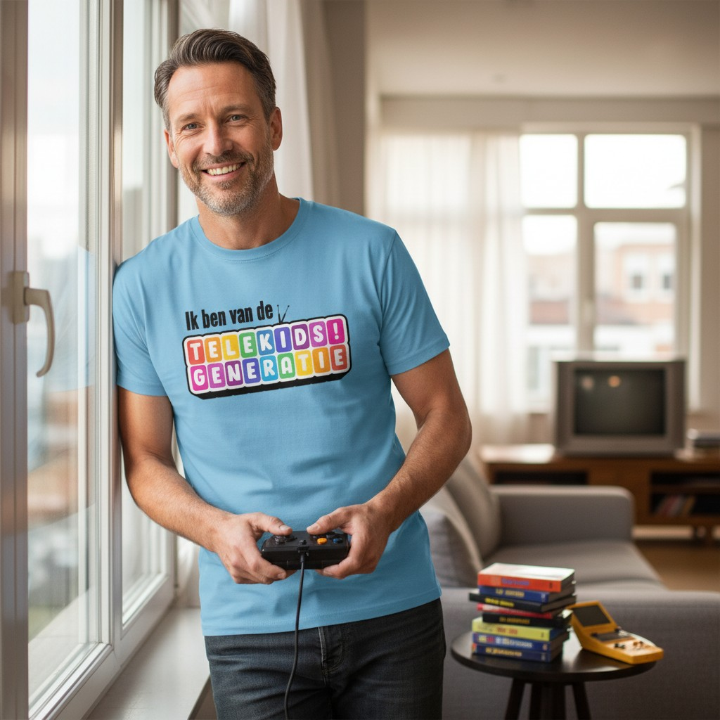 T-shirt de telekids generatie.