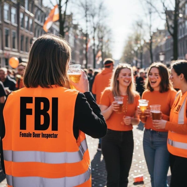 Feesthesje FBI ( Female Beer Inspector)