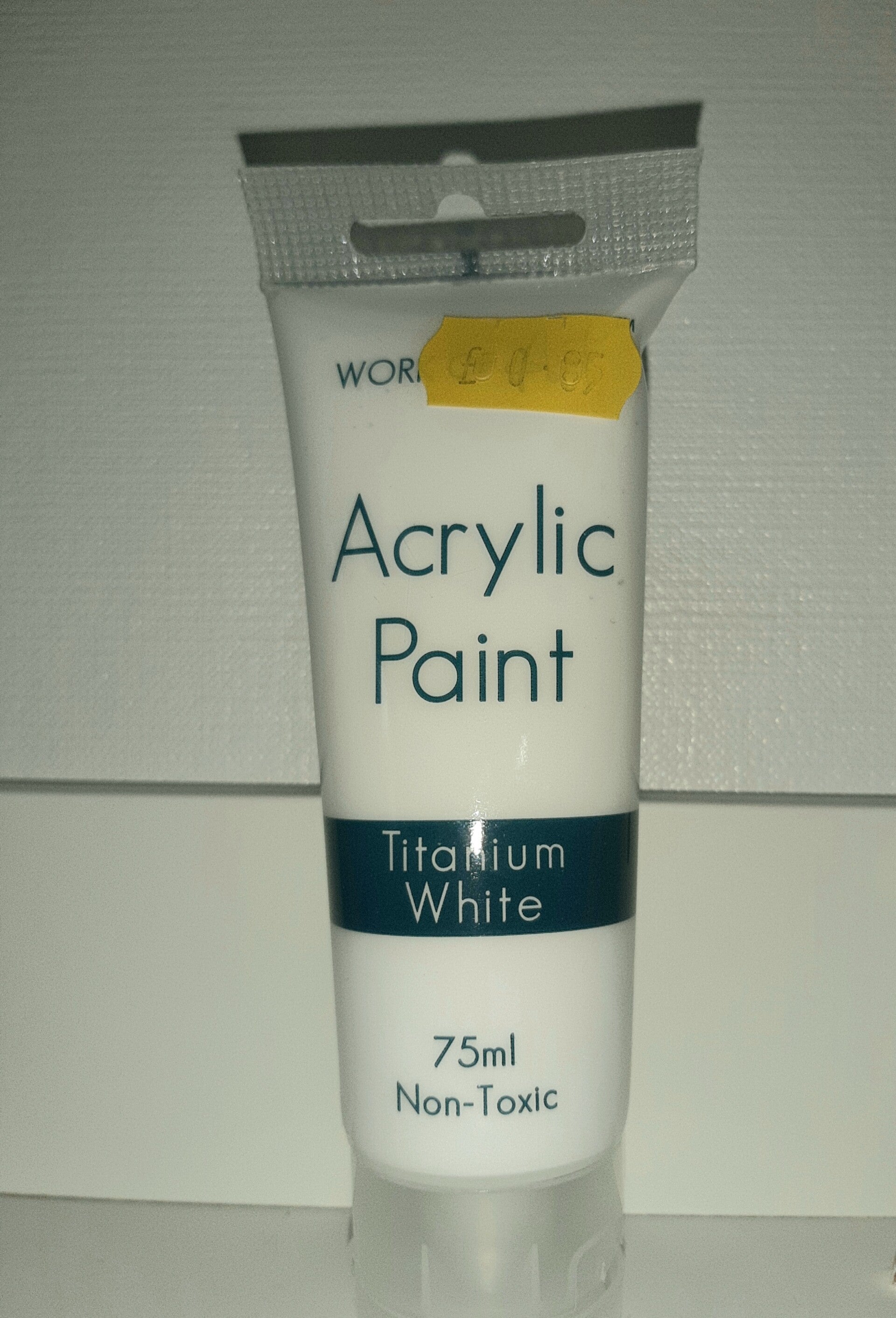 White acrylic paint