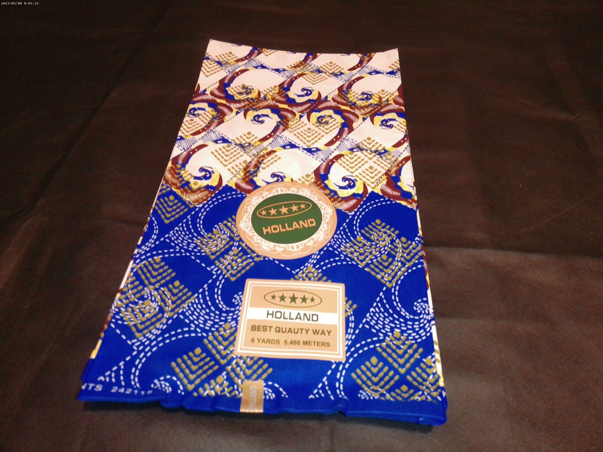 Traditional 6 Meter high Quality Fabric