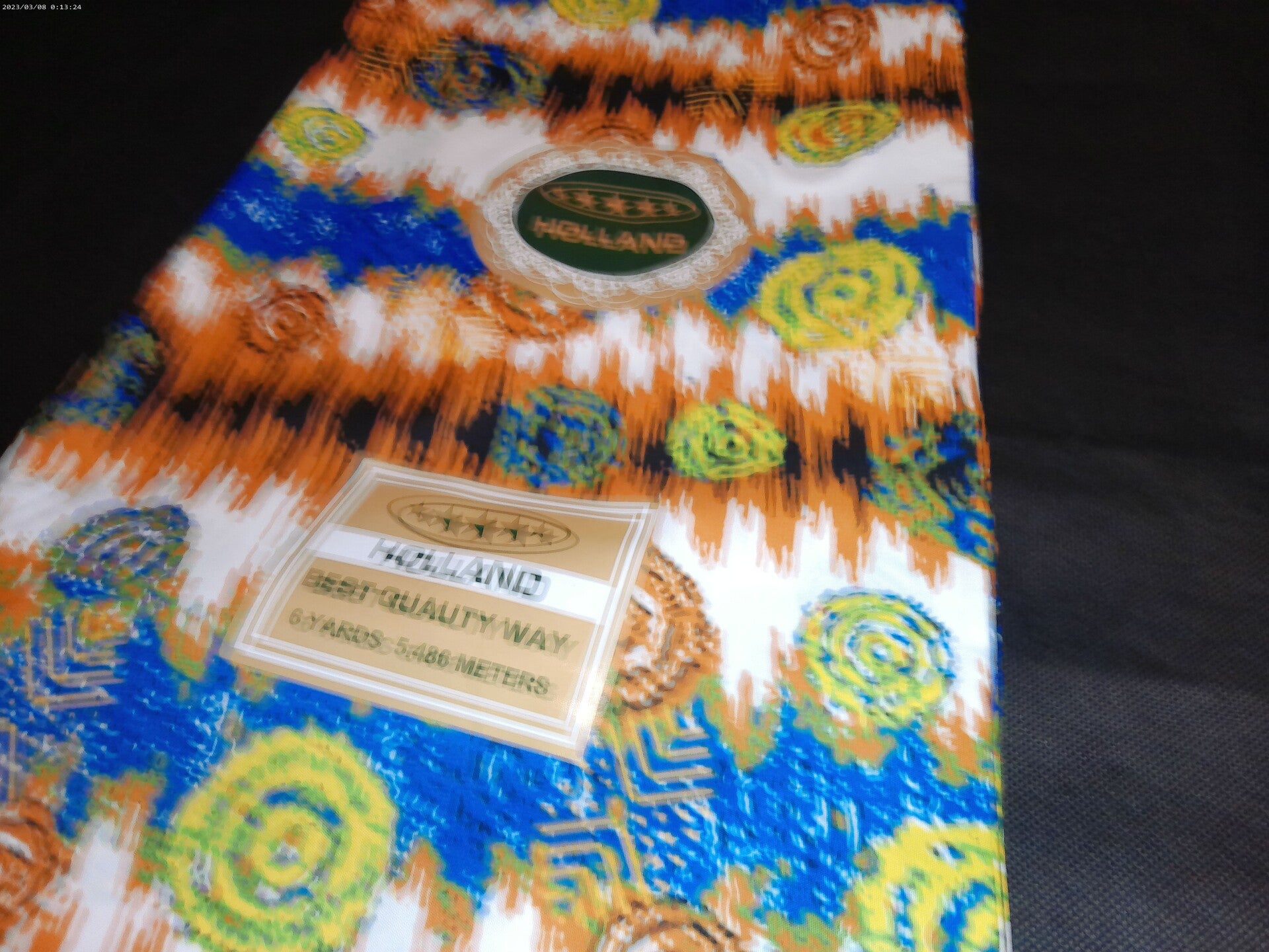 Traditional 6 Meter high Quality Fabric