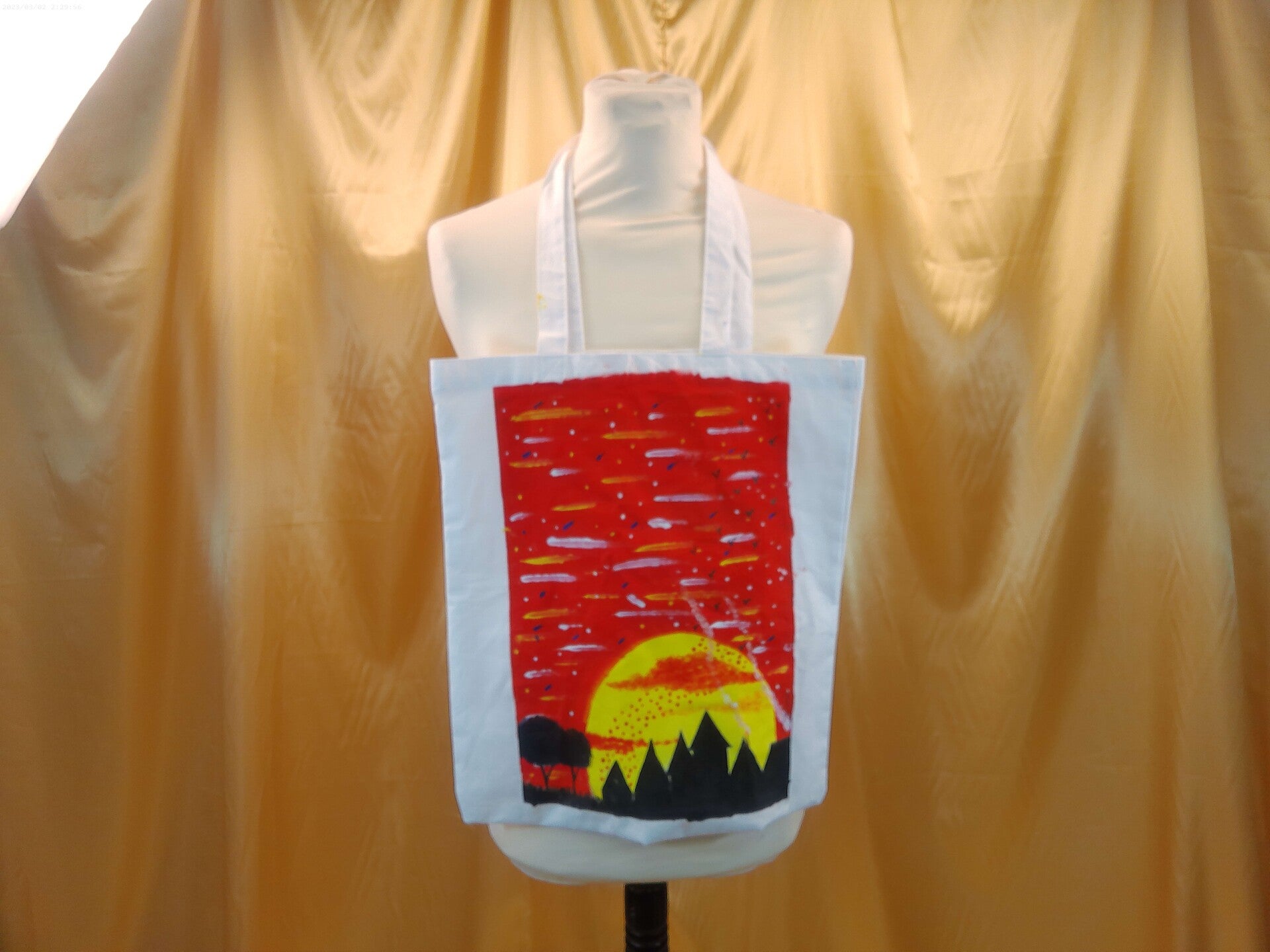Sunset tote bag