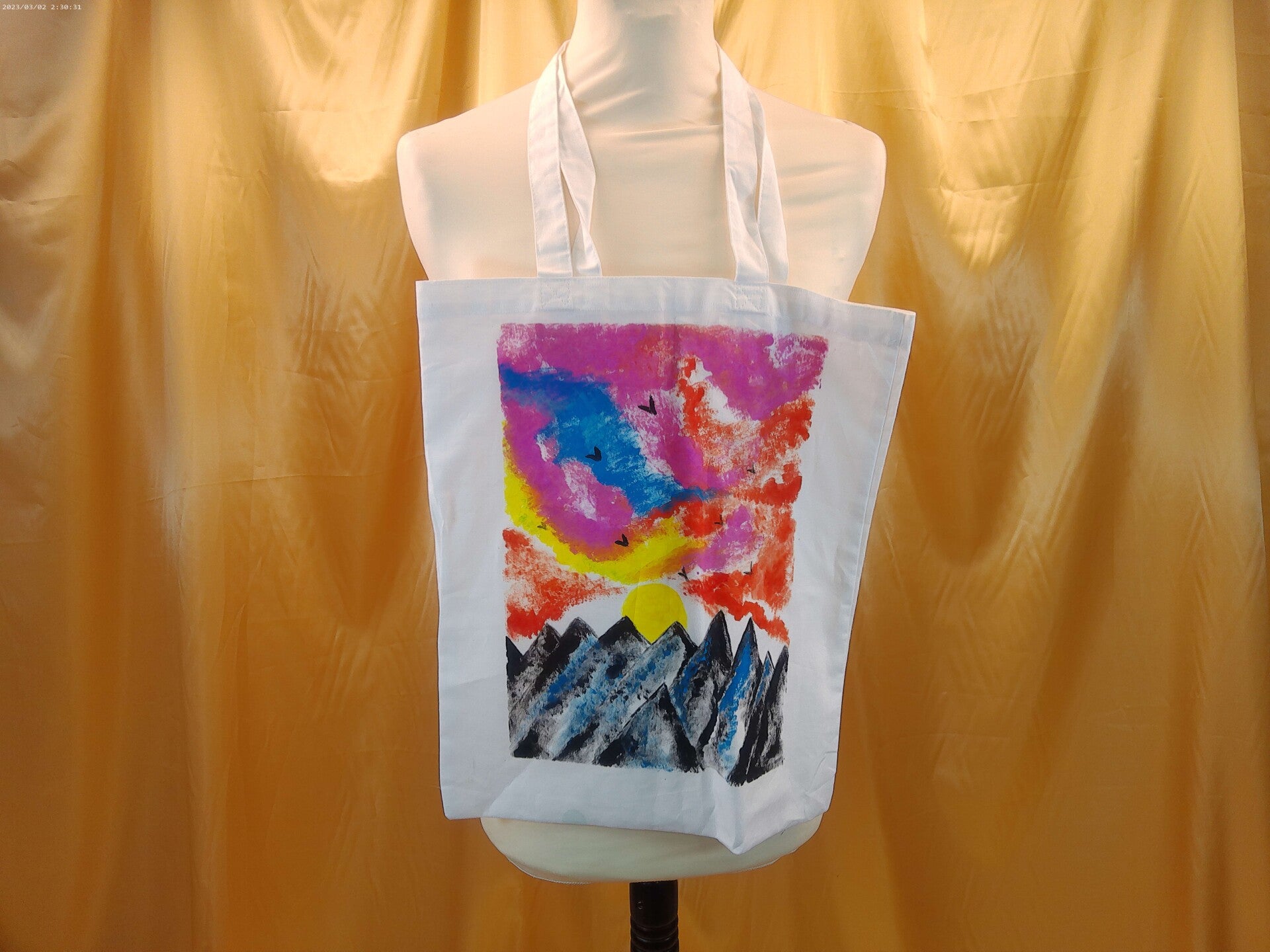 Sunset tote bag