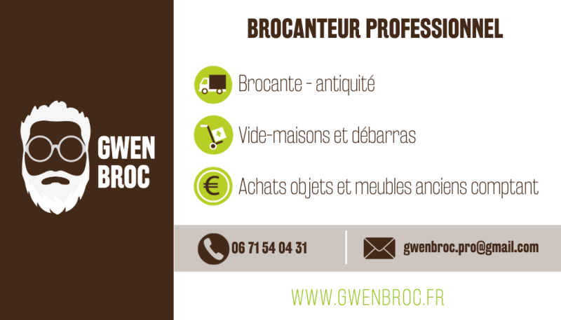 Contact : 06 71 54 04 31 ou mail gwenbroc.pro@gmail.com