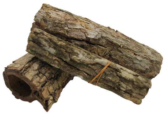 Catappa bark tubes 15-20 cm lang