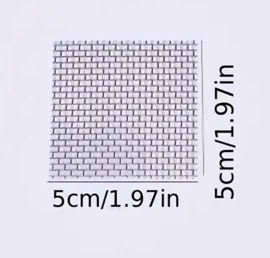 Roestvrij stalen mos pad gaas diverse afmetingen