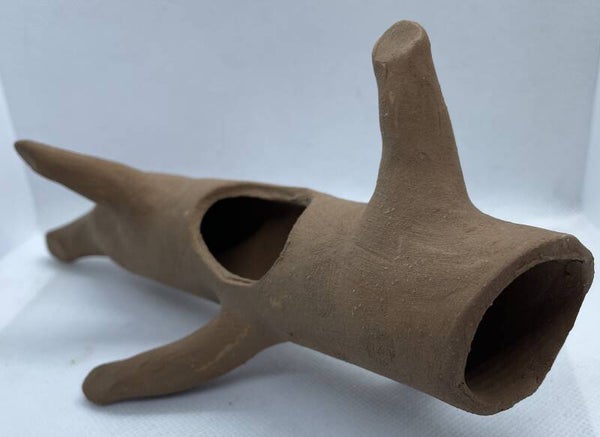 Keramische tak met 2 openingen