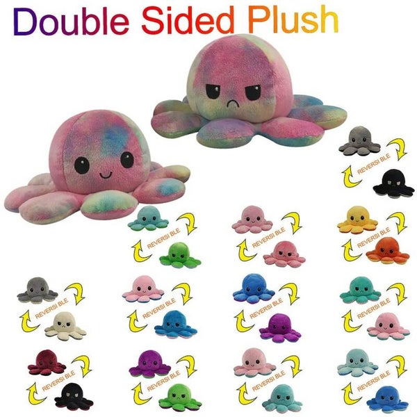 Pluche octopus knuffels en sleutelhangers