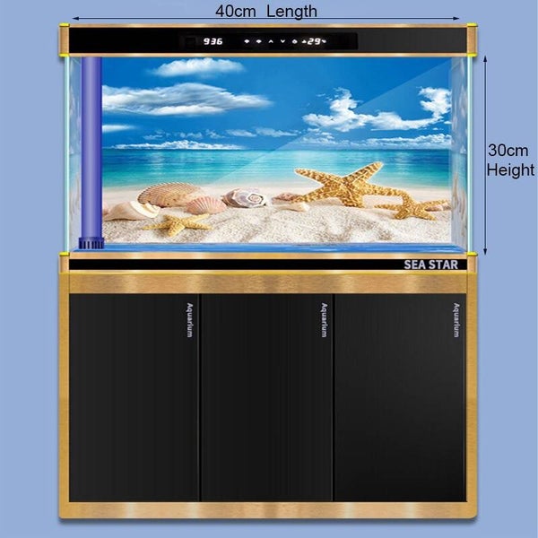 Aquarium achterwand pvc poster 3 maten 2 zijdig.