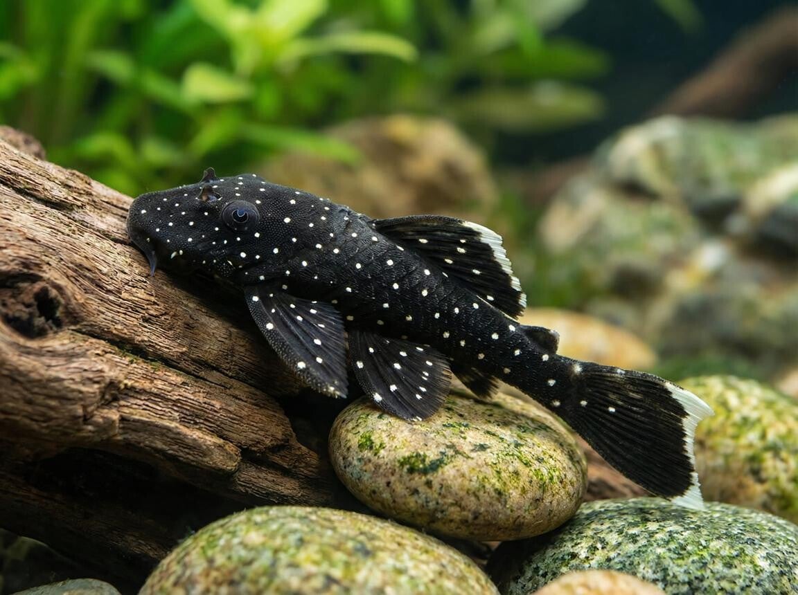 Prachtige L181-Peppermint pleco 2-6 cm