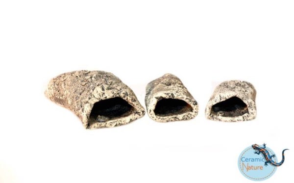 CeramicNature legholen Cavity stones kweekgrotten Xsmall-Small-Medium