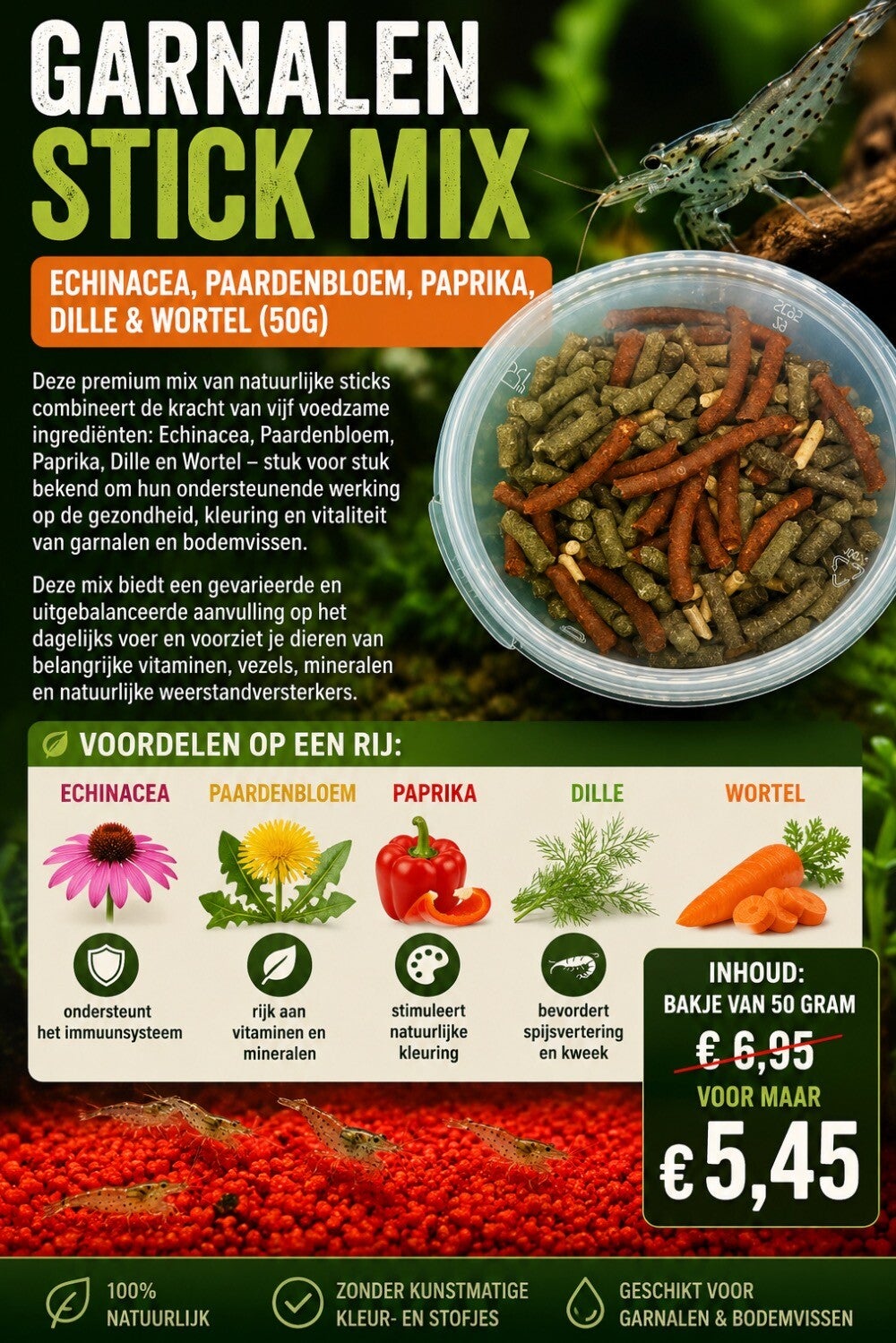 Garnalenmix 50 gram
