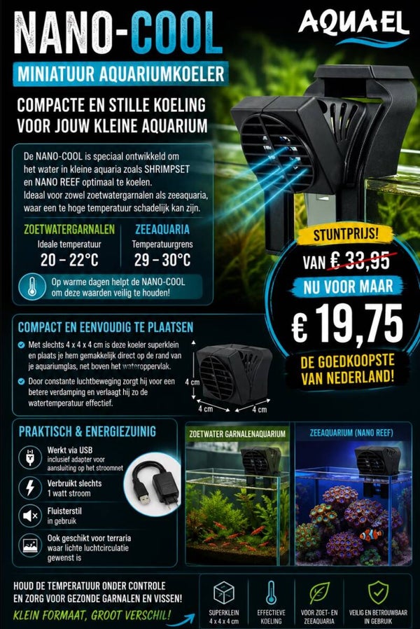 AquaEL Minikoeler NANO-COOL - Aquarium ventilator