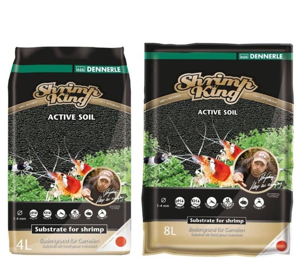 Dennerle Shrimp King Active Soil – 4 en 8 liter