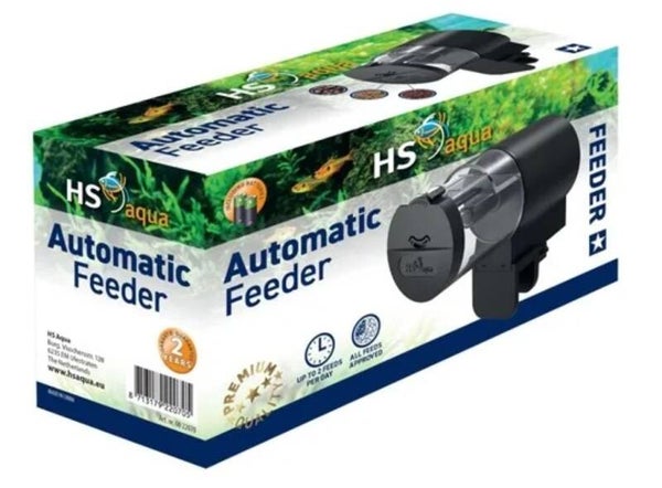 HS Aqua Automatic Fish Feeder inclusief batterijen