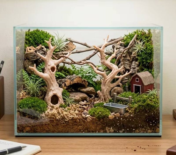 Klimboom houtlook voor springspinnen – 12,5 cm