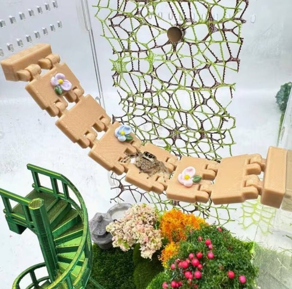 Magnetische klimbrug voor springspinnen – 16 cm