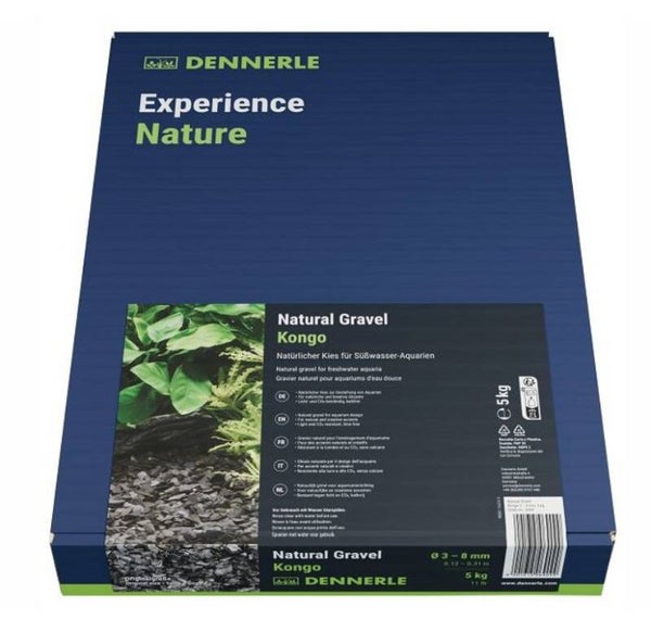 Dennerle Natural Gravel Kongo 3–8 mm – 5 kg