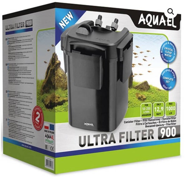 AquaEL Ultra 900 aquarium stille buitenfilter