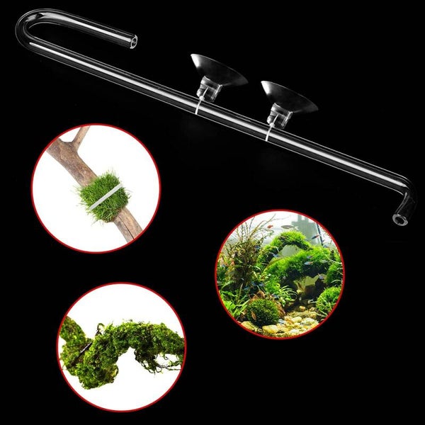 Aquarium transparante zuignap met kabelbinder per 2 stuks