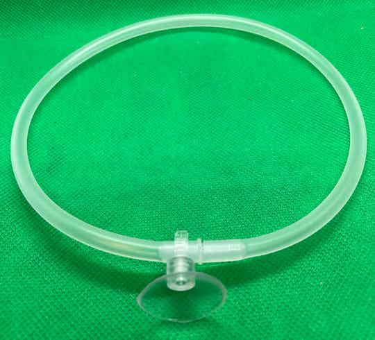 Luchtslang + verbinder + zuignap t.b.v. drijfplanten houder 14-16 cm