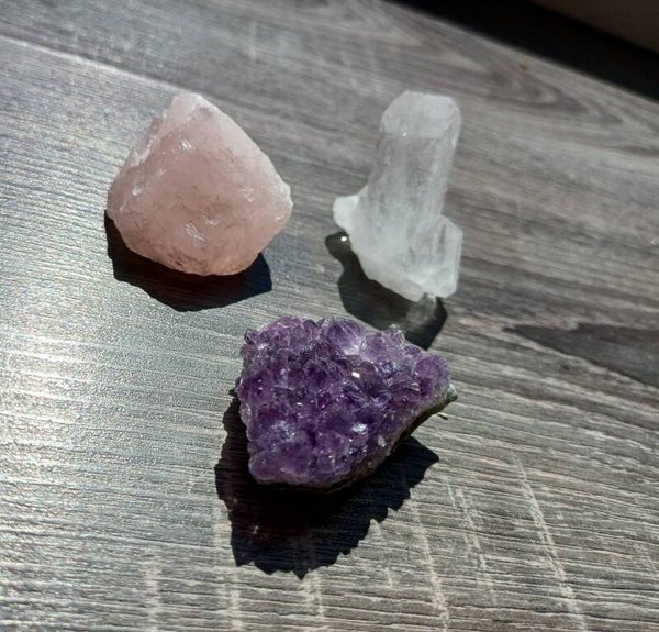 Gouden driehoek ruwe stenen