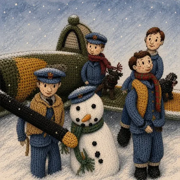 The Longest Yarn A Little Light Relief Christmas Card