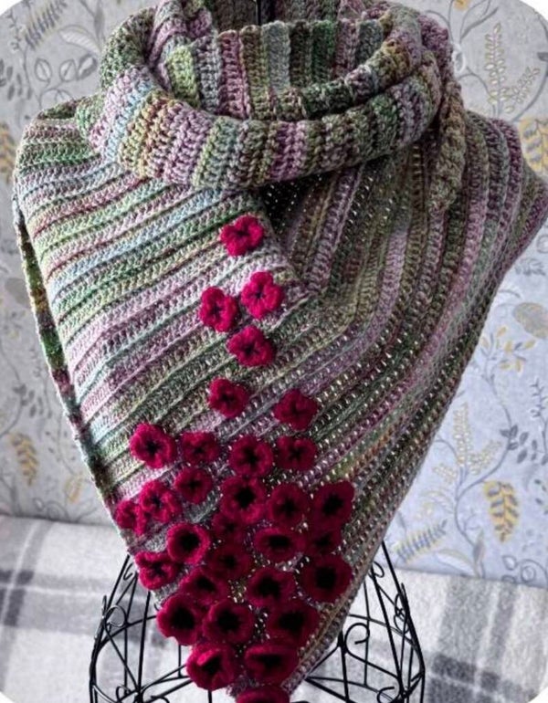 Flanders Shawl pattern from Millcrochet - Digital copy