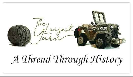 FRIDGE MAGNET featuring The Longest Yarn Jeep Logo
