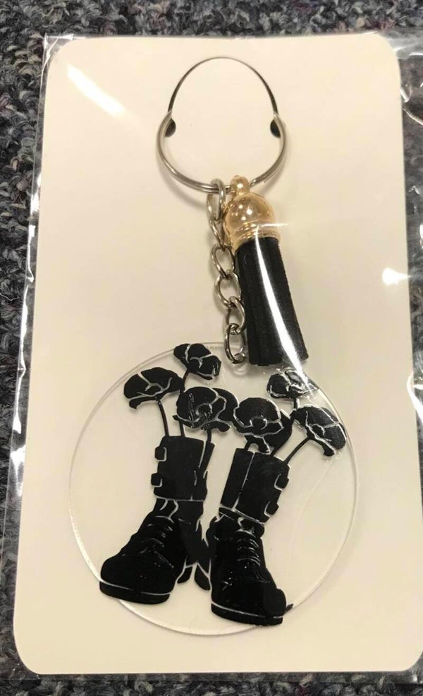 Combat boots   Keyring