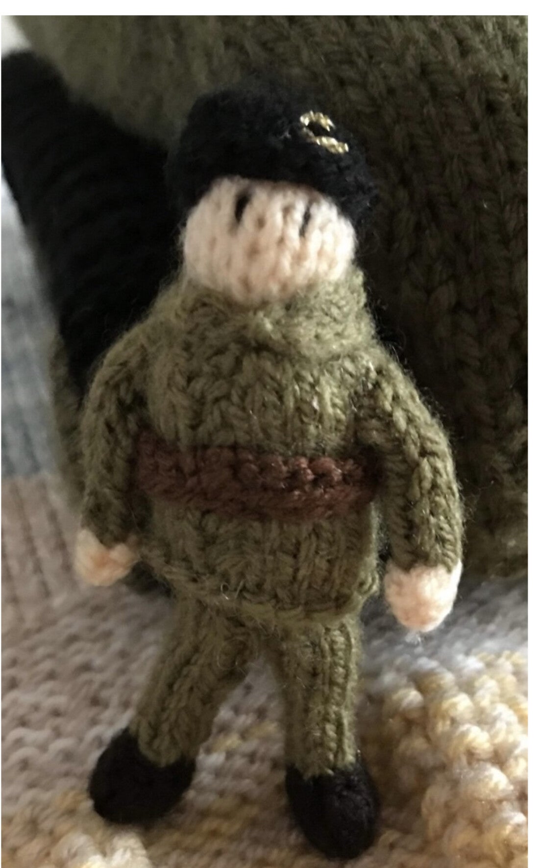 PDF 4 inch Soldier Knitted