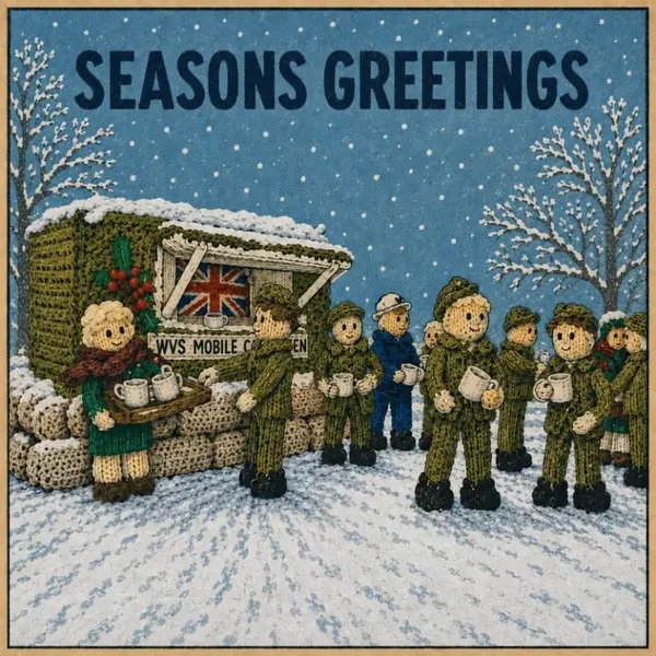 The Longest Yarn Vintage Season's Greetings Card