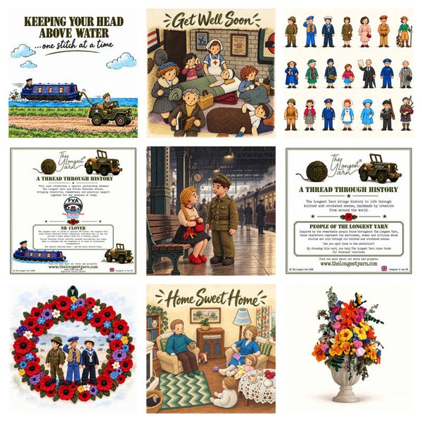 Pack of 5 Greetings Cards (assorted designs)