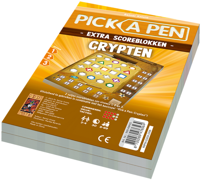 Pick a Pen Crypten - Extra Scoreblokken