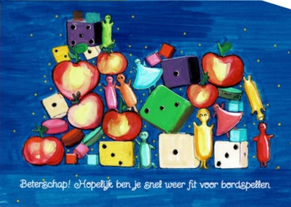 Postkaart: Beterschap