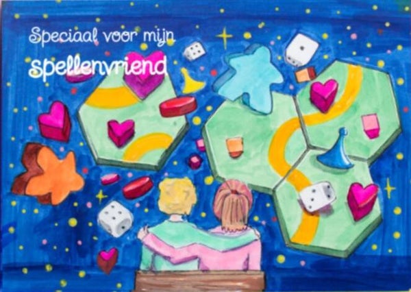 Postkaart: Speciaal voor mijn Spellenvriend