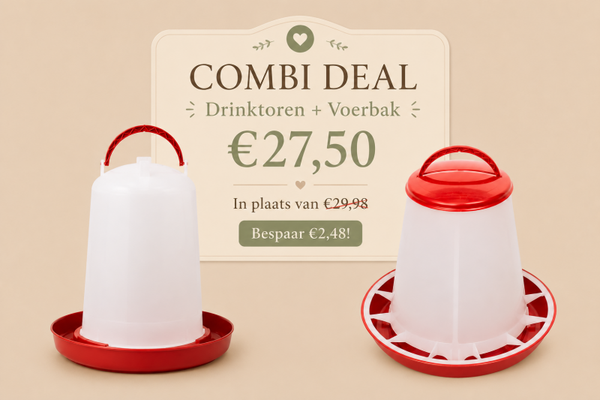 Combi Deal – Drinktoren + Voerbak kuikens