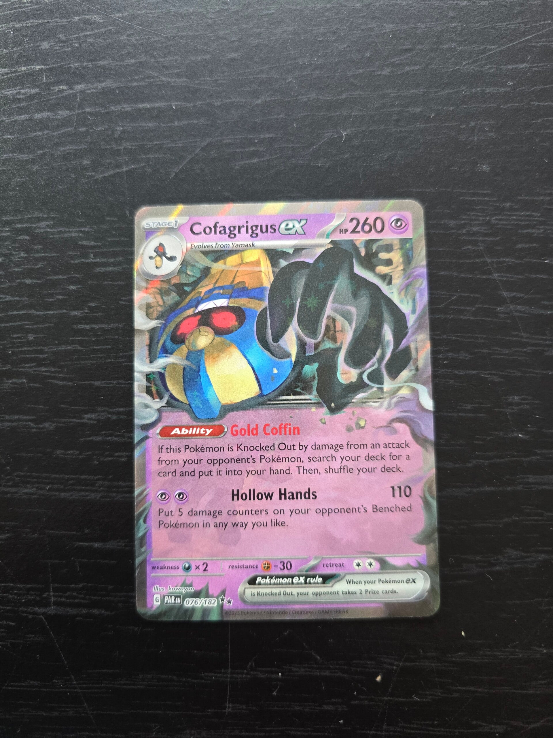 Cofagrigus ex