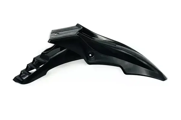 Garde boue avant Moto type supermotard blanc/Noir type Acerbis