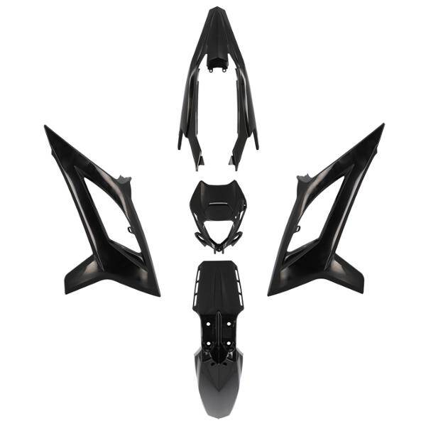 CARROSSERIE / CARENAGE MECABOITE TUN'R KIT BETA RR 50 NOIR 2021-> (5 PIECES)