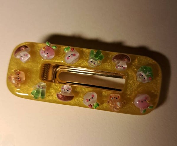 Sweet Anime Smiling Vegetables Hairclip